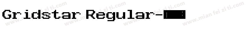 Gridstar Regular字体转换